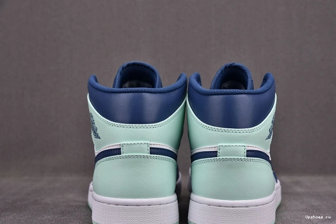 Blue 554725-413 Mid Mint Jordan 1 0920